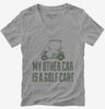 My Other Car Is A Golf Cart Womens Vneck