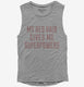 My Red Hair Gives Me Superpowers  Womens Muscle Tank
