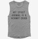 My Spirit Animal Is A Hermit Crab  Womens Muscle Tank