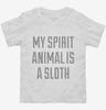 My Spirit Animal Is A Sloth Toddler Shirt 666x695.jpg?v=1700540048