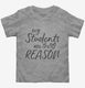 My Students Are The Reason Teacher  Toddler Tee