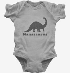Nanasaurus Grandma Grandmother Baby Bodysuit