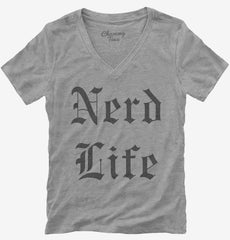 Nerd Life Womens V-Neck Shirt