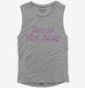 Nerds Are Sexy grey Womens Muscle Tank