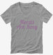 Nerds Are Sexy grey Womens V-Neck Tee