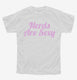 Nerds Are Sexy white Youth Tee