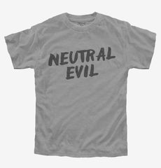 Neutral Evil Alignment Youth Shirt