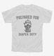 New Dad Prepared For Diaper Duty Funny white Youth Tee