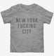 New York Fucking City  Toddler Tee