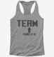 No I In TEAM There It Is Funny  Womens Racerback Tank