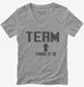 No I In TEAM There It Is Funny  Womens V-Neck Tee