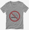 No Smoking Womens Vneck