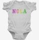 Nola Rainbow Mardi Gras  Infant Bodysuit