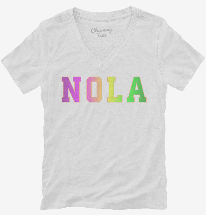 Nola Rainbow Mardi Gras T-Shirt
