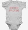 Now Taking Applications Infant Bodysuit F0b472bb-4438-4569-8dfc-1c0635b0466e 666x695.jpg?v=1700597737