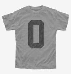 Number 0 Monogram Youth Shirt