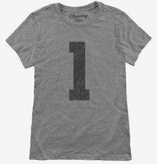 Number 1 Monogram Womens T-Shirt