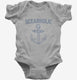 Oceanholic grey Infant Bodysuit
