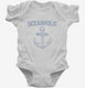 Oceanholic white Infant Bodysuit