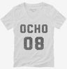 Ocho Cumpleanos Womens Vneck Shirt 666x695.jpg?v=1700323842