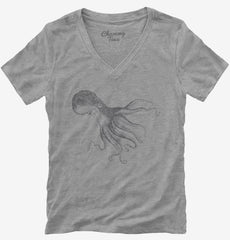 Octopus Womens V-Neck Shirt