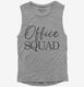 Office Secretary Staff Admin Office Squad grey Womens Muscle Tank