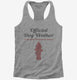 Official Dog Walker Caution Frequent Stops  Womens Racerback Tank