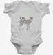Oh Deer white Infant Bodysuit
