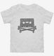 Old School Music Pirate white Toddler Tee