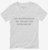 On Wednesdays We Smash The Patriarchy Feminist Womens Vneck Shirt 666x695.jpg?v=1700370061