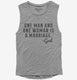 One Man And Woman Is A Marriage  Womens Muscle Tank