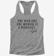One Man And Woman Is A Marriage  Womens Racerback Tank