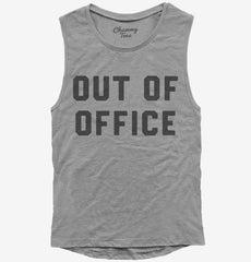 Out Of Office Womens Muscle Tank