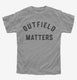 Outfield Matters Funny Baseball  Youth Tee