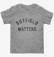 Outfield Matters Funny Baseball  Toddler Tee