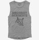 Owl Dangerously Overeducated  Womens Muscle Tank