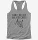 Owl Dangerously Overeducated  Womens Racerback Tank
