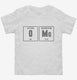 Oxygen and Magnesium OMG Periodic Table Science Funny Chemistry white Toddler Tee