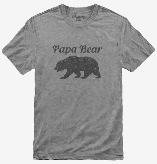 Papa Bear Funny Fathers Day Gift T-Shirt