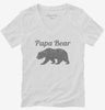 Papa Bear Funny Fathers Day Gift Womens Vneck Shirt 666x695.jpg?v=1700538646