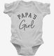 Papa's Girl white Infant Bodysuit