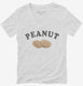 Peanut  Womens V-Neck Tee