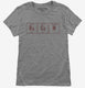 Periodic Elements of Bacon grey Womens