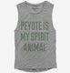 Peyote Is My Spirit Animal grey Womens Muscle Tank