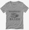 Photographers Do It In A Flash Womens Vneck