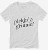 Pickin And Grinnin Bluegrass Womens Vneck Shirt 666x695.jpg?v=1700360888
