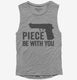 Piece Be With You Funny CCW Concealed Carry  Womens Muscle Tank