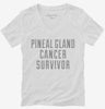 Pineal Gland Cancer Survivor Womens Vneck Shirt 666x695.jpg?v=1700472770