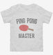 Ping Pong Master white Toddler Tee
