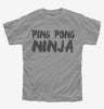Ping Pong Ninja Player Funny Table Tennis Kids